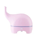 Pink elephant-shaped ultrasonic aromatherapy machine with a subtle light band and trunk-like mist outlet. - Image 13