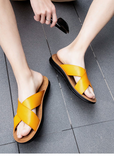 Sandalias Cómodas Extragrandes para Hombre - Calzado de Playa y Exterior - Image 25