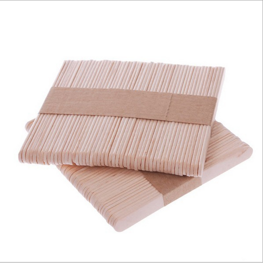 50 Paletas de Madera Natural para Helados - Palos de Artesanía DIY Reutilizables - Image 2