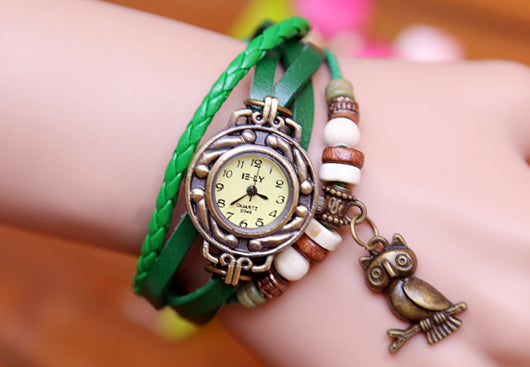 Reloj Pulsera Búho Estilo Coreano para Mujer - Image 22