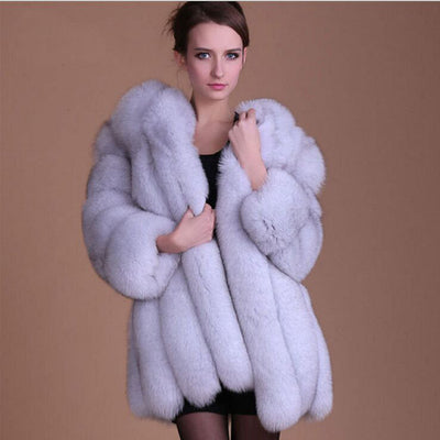 Abrigo de Piel Sintética Rusa para Mujer - Conjunto Completo Invierno - Image 11
