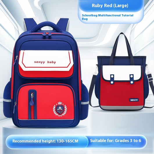 Mochila Escolar Ergonómica con Protección de Columna y Tela Impermeable - Image 46