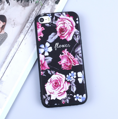 Funda Protectora Abstracta Lover Face TPU Mate Negro - Image 15