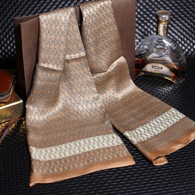 Pañuelo de Seda Doble Crepe Satinado para Hombre