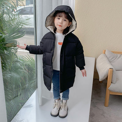 Chaqueta Acolchada de Plumón Infantil Larga - Image 3