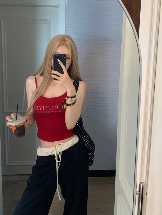 Blusa Sin Mangas Ajustada Estilo Coreano Diseño Exclusivo - Image 11