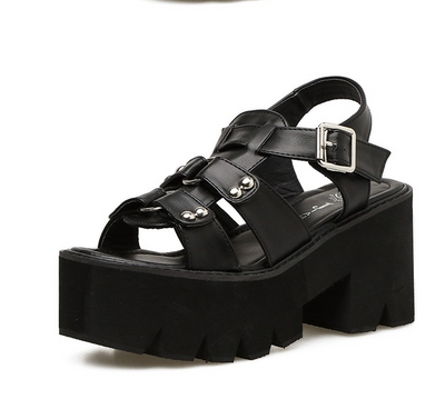 Sandalias Casuales con Suela Gruesa Estilo Muffin - Image 4