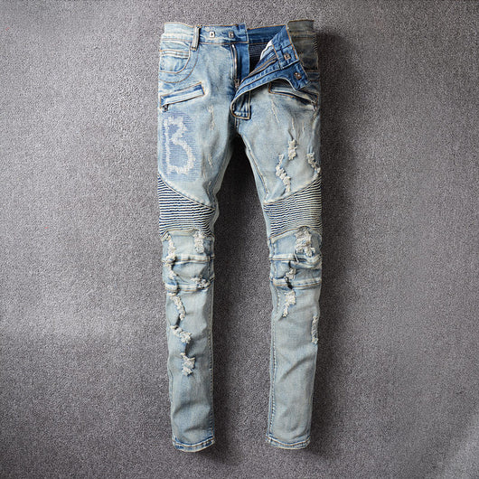 Jeans Biker Rotos con Estilo - Image 3