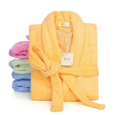Bata de Baño Térmica de Algodón - Unisex Absorbente y Secado Rápido - Image 2