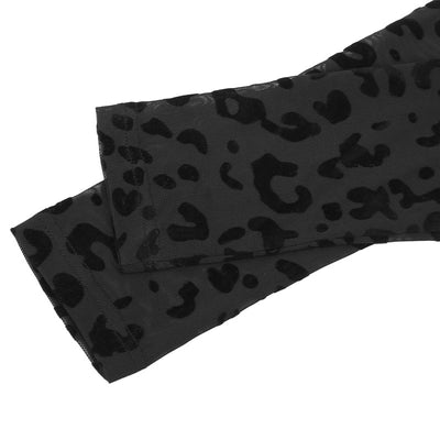 Body de Malla Leopardo Negro - Image 45