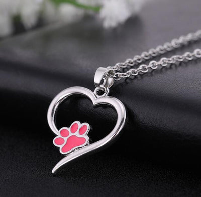Collar Colgante Calado Amor y Huellita - Image 2