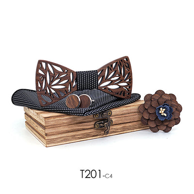 Corbatín de Madera Elegante para Traje y Eventos Formales - Image 17