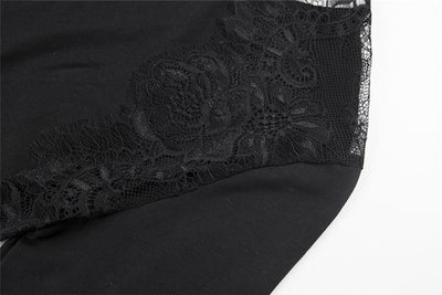 Jumpsuit de Manga Larga con Espalda Abierta y Encaje - Image 4
