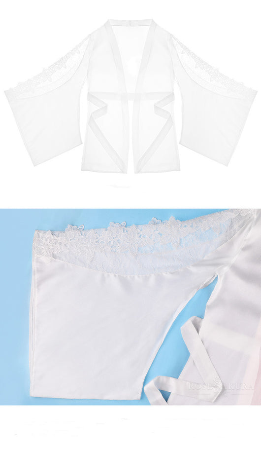 Camisón Sensual con Tirantes de Encaje y Bordado Soluble - Image 7