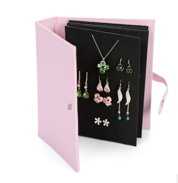 Organizador de Joyas de Cuero Premium - Caja Álbum para Aretes y Accesorios - Image 10