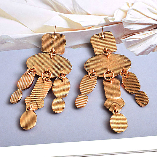 Aretes Barrocos de Piedras Sintéticas - Image 4