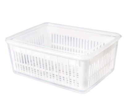 Contenedor de Almacenamiento de Frutas y Verduras con Drenaje para Refrigerador - Image 4