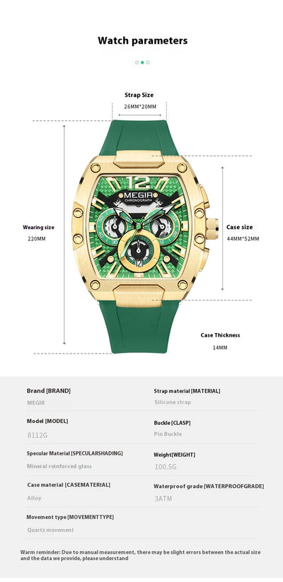 Reloj Deportivo Impermeable con Esfera Luminosa para Hombre - Image 16