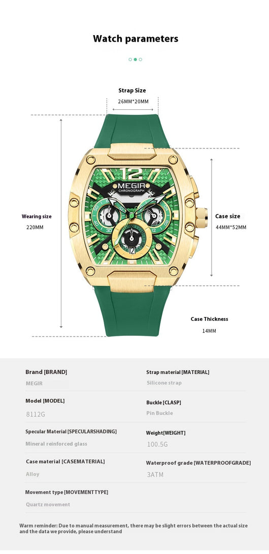 Reloj Deportivo Impermeable con Esfera Luminosa para Hombre - Image 16