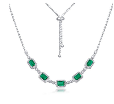 Pulsera de Plata S925 con Esmeralda - Diseño Elegante para Mujer - Image 7