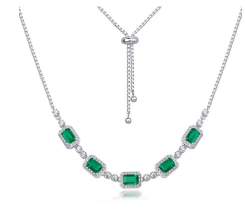 Pulsera de Plata S925 con Esmeralda - Diseño Elegante para Mujer - Image 7