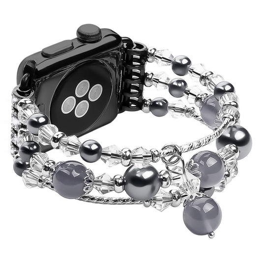 Pulsera de Ágata con Cuentas Artesanales