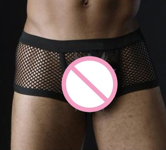 Bóxers Transparentes para Hombre - Diseño Sensual de Malla - Image 3