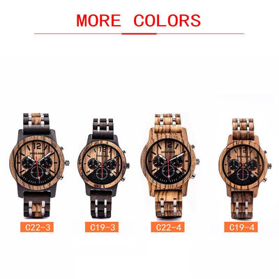 Reloj Casual de Madera para Hombre - Image 12