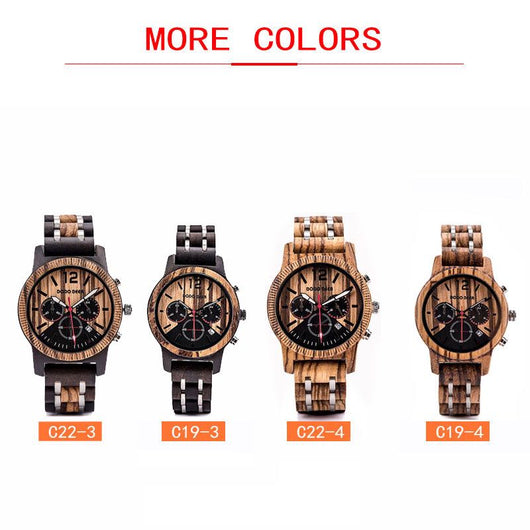 Reloj Casual de Madera para Hombre - Image 12