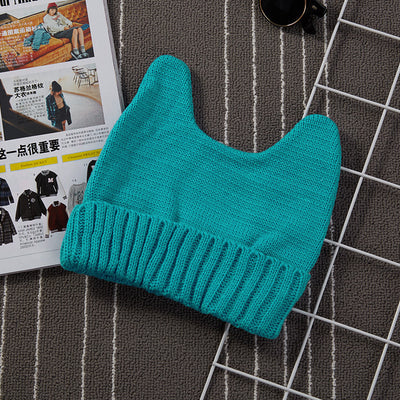 Gorro de Lana Coreano con Orejas de Gato - Image 19