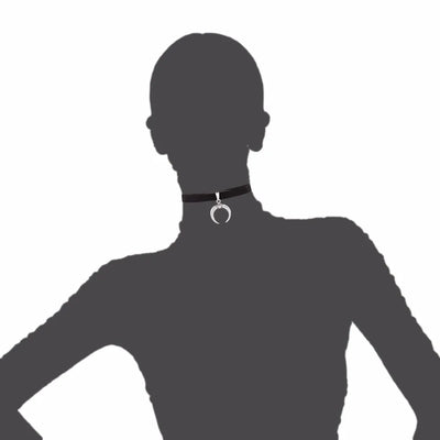 Collar Corto Luna Creciente - Gargantilla Elegante Estilo Europa - Image 8