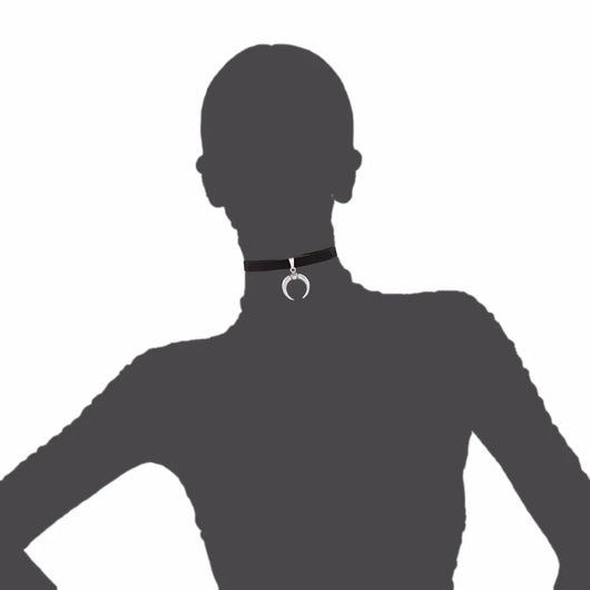 Collar Corto Luna Creciente - Gargantilla Elegante Estilo Europa - Image 8