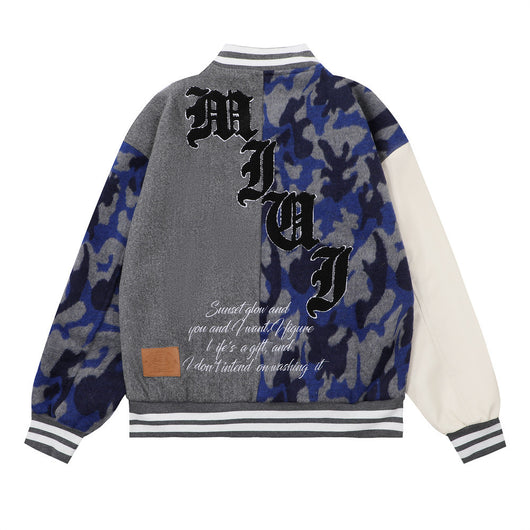 Uniforme de Béisbol Camuflaje Patchwork para Hombre - Image 11