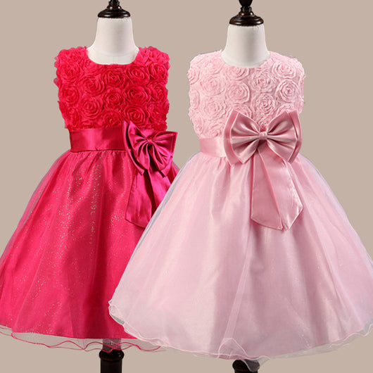 Vestido de Princesa Tutú Floral para Niña - Fiesta, Boda y Cumpleaños - Image 26