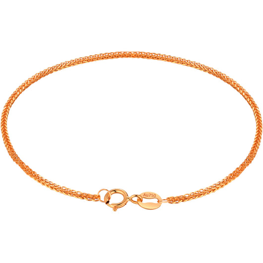 Pulsera de Oro Rosado 18K con Textura Gruesa para Mujer - Image 7