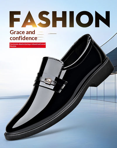 Zapatos de Cuero Elegantes con Diseño Slip-On Espejo - Image 19