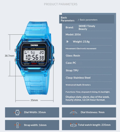 Reloj Deportivo Digital Resistente al Agua - Estilo Moderno para Estudiantes y Actividades Outdoor - Image 14