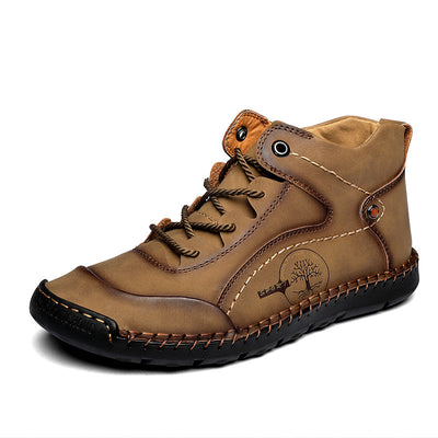 Botas de Cuero Retro Europeas y Americanas - Image 12