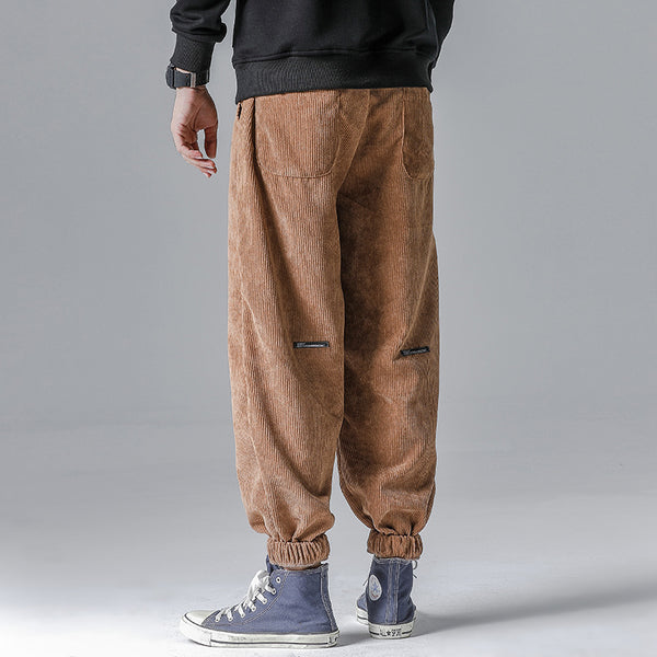 Pantalones de Chándal con Puños Fruncidos