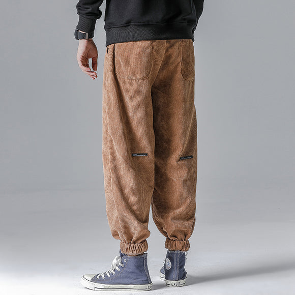 Pantalones de Chándal con Puños Fruncidos