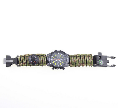 Pulsera de Supervivencia 6 en 1 con Brújula y Paracord para Camping y Emergencias - Image 2