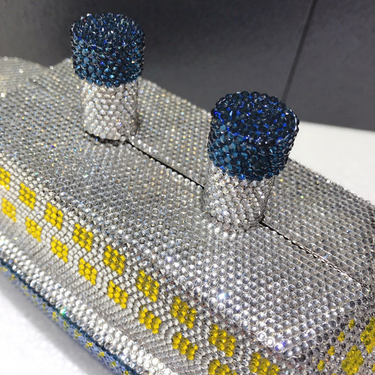 Bolso de Fiesta Mujer con Cristales Brillantes - Elegancia Diamantada - Image 15
