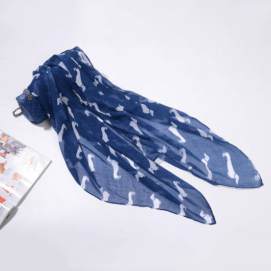 Pañuelo Playero Protector Solar con Estampado de Cachorros - Image 9