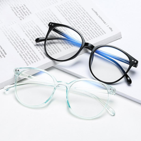 Lentes Retro Anti Luz Azul con Espejo Plano