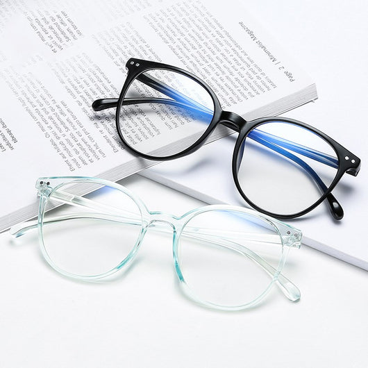 Lentes Retro Anti Luz Azul con Espejo Plano