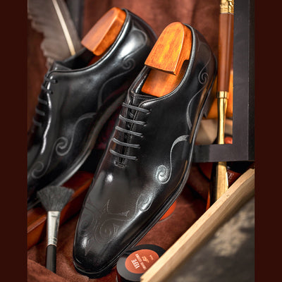 Zapatos Formales de Cuero Genuino para Hombre - Primera Capa Premium - Image 11