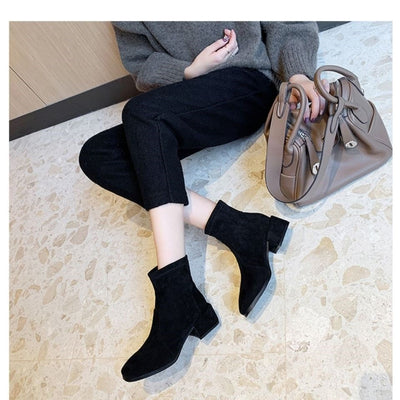 Botas Martin de Tacón Grueso para Primavera y Otoño - Estilo Salvaje e Impactante - Image 3