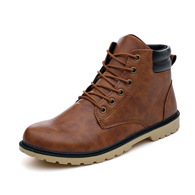 Botas Cálidas de Caña Alta con Forro de Algodón Grueso - Image 3