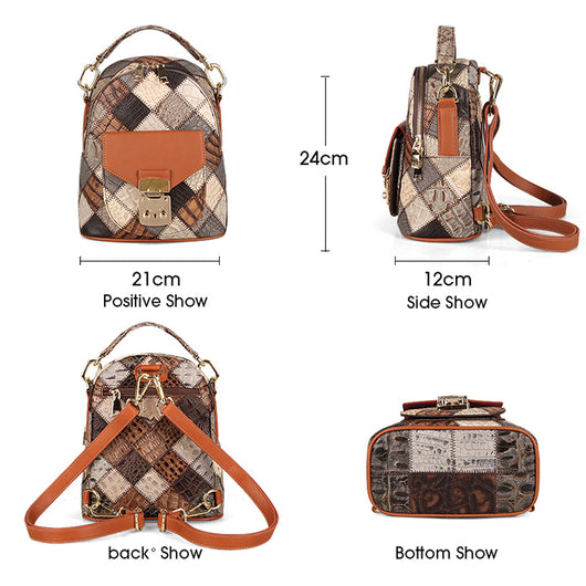 Mochila de Viaje en Cuero para Mujer - Estilo Verano - Image 9