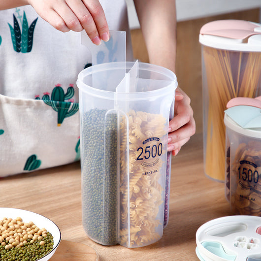 Contenedor de Almacenamiento para Alimentos Secos y Cereales con Tapa Transparente - Image 3